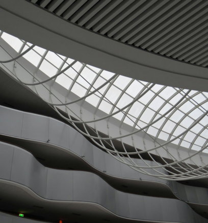 white and brown concrete building interior